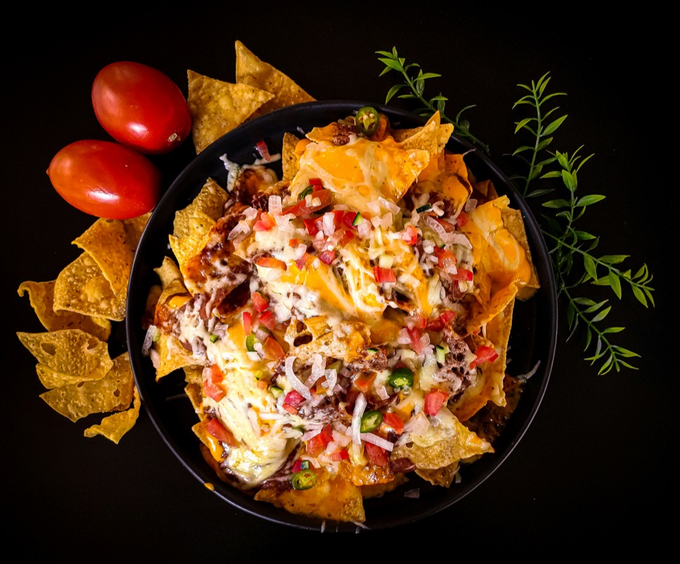 Illustrative nachos photo for Chipotle Mexican Grill.