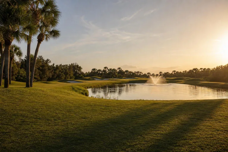 Golf course near Naples (representative image)