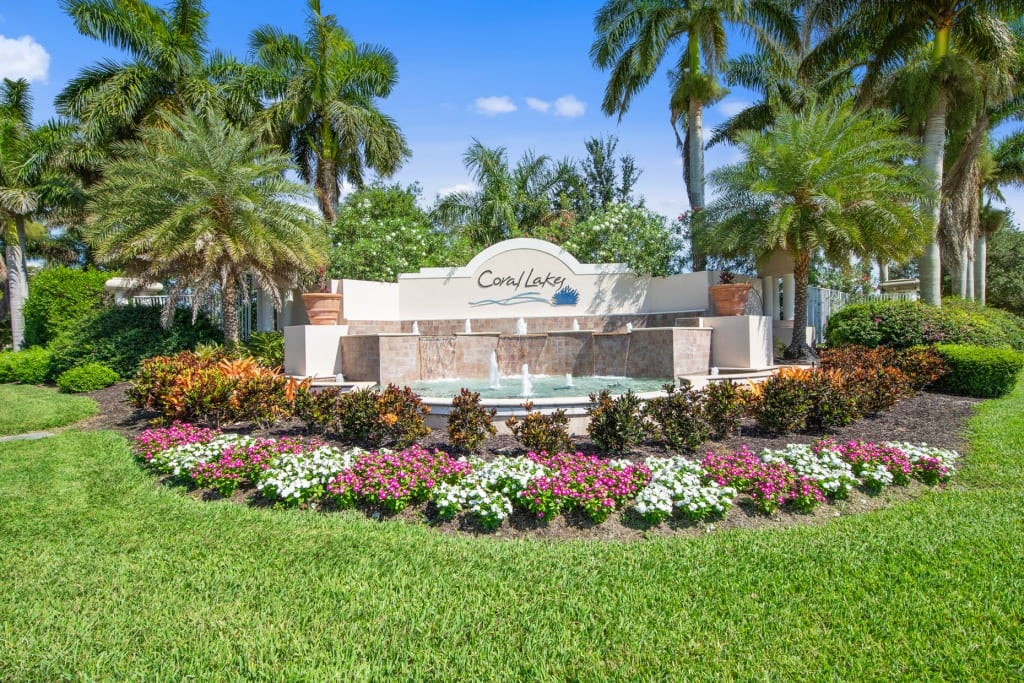Coral Lakes Community Entrance, Cape Coral, Florida