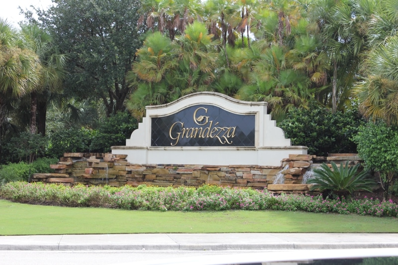 Grandezza Entrance Sign, Estero, Florida