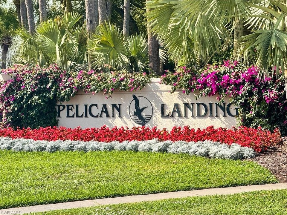 Pelican Landing Entrance Sign, Bonita Springs, Florida