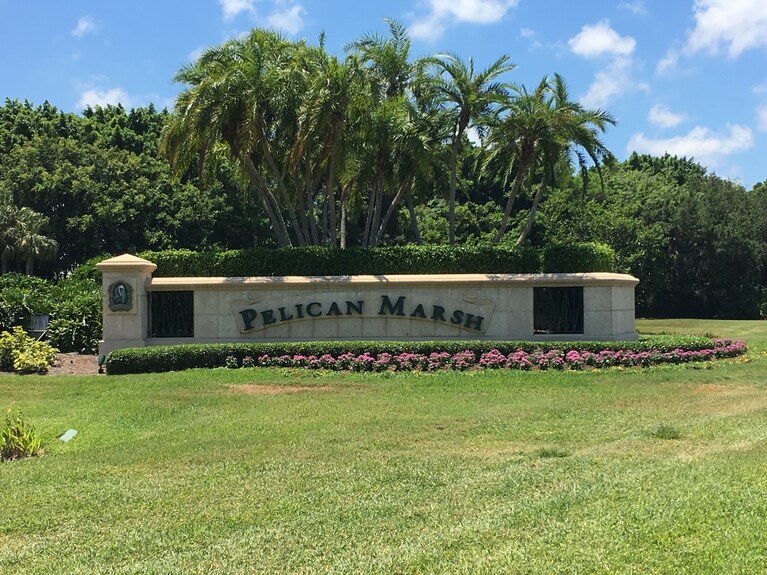 Pelican Marsh Community Entrance, Naples, Florida