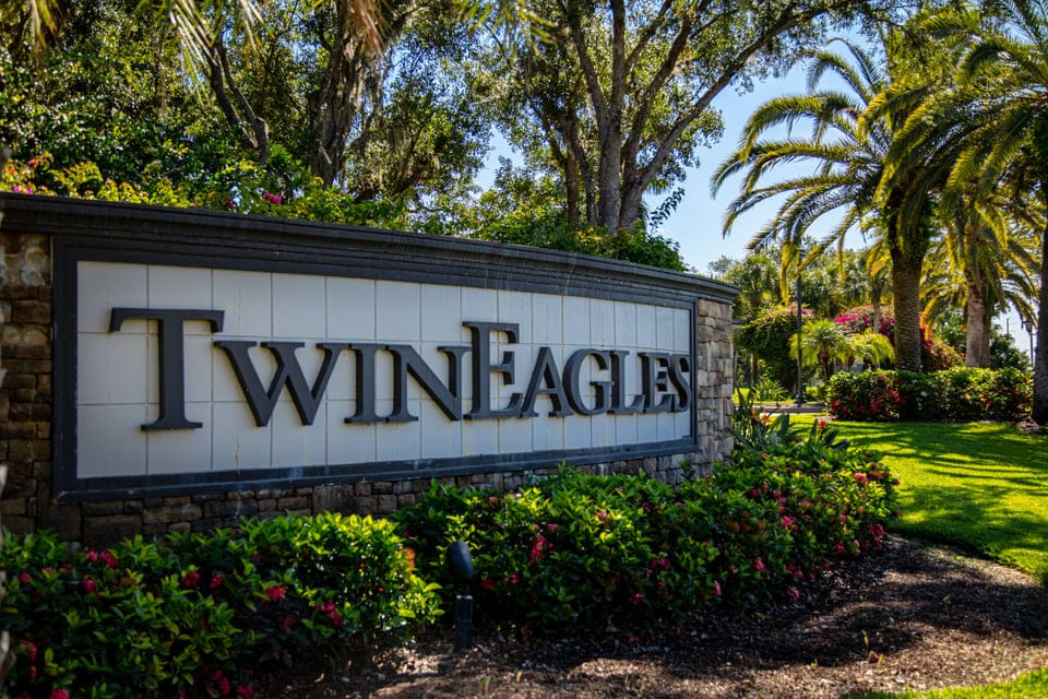 TwinEagles Entrance Sign, Naples, Florida